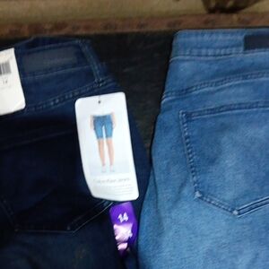 Calvin Klein Dark and Light Blue Denim Jeans